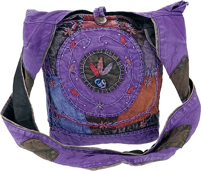 Guru-Shop Schultertasche Batik Sadhu Bag, Hippie günstig online kaufen