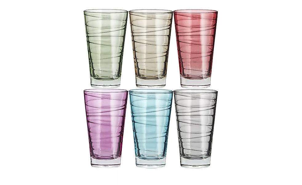 LEONARDO Gläser groß, 6er-Set  Vario ¦ mehrfarbig ¦ Glas ¦ Maße (cm): B: 24 günstig online kaufen