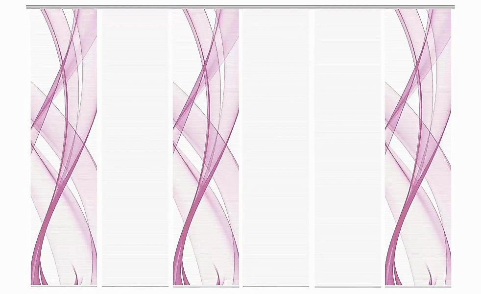 VISION S Schiebevorhang   ¦ rosa/pink ¦ Synthetik ¦ Maße (cm): B: 60 H: 260 günstig online kaufen