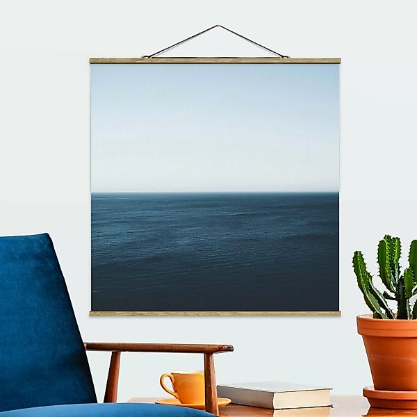 Stoffbild mit Posterleisten Minimalistischer Ozean günstig online kaufen