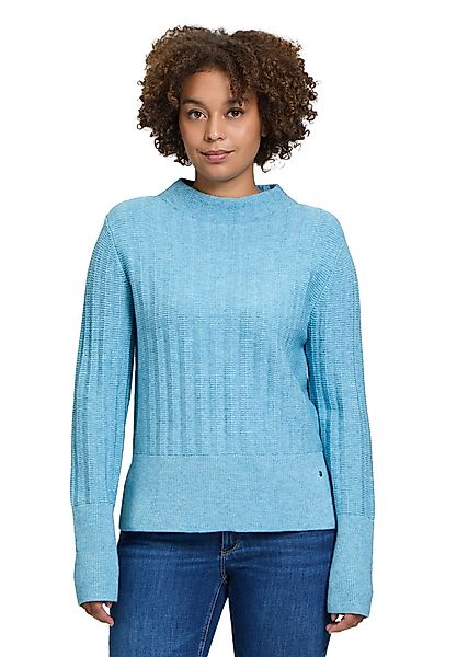 Betty&Co Strickpullover "Damen Strickpullover mit Struktur" 1 Stk. tlg. Kra günstig online kaufen