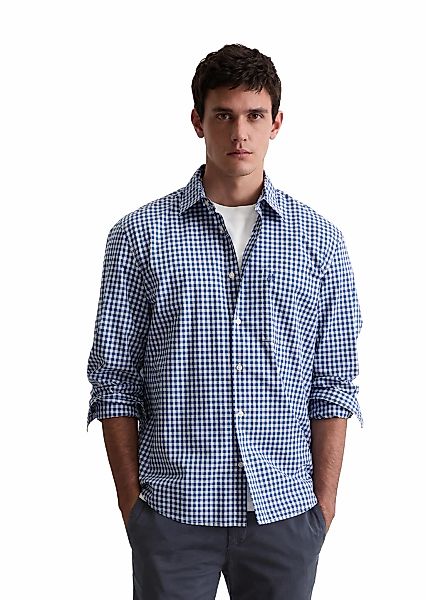 Marc OPolo Langarmhemd "aus reiner Bio-Baumwolle" günstig online kaufen