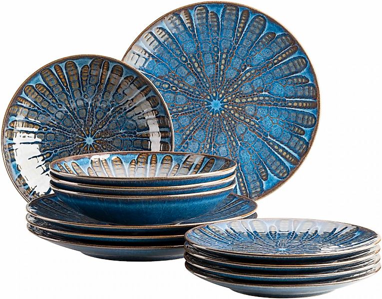 MÄSER Tafelservice "AQUAMARINE, Geschirr-Set, Steinzeug" günstig online kaufen