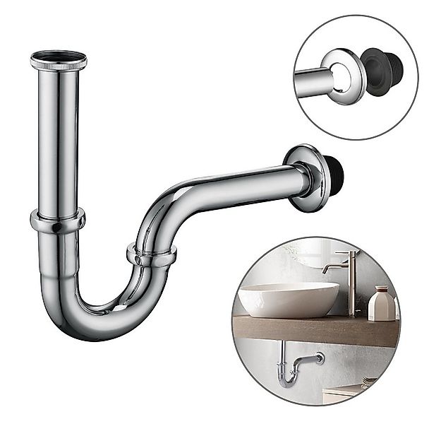 HOMELIVE Siphon Universal Siphon für Waschbecken Waschtisch Röhrengeruchver günstig online kaufen