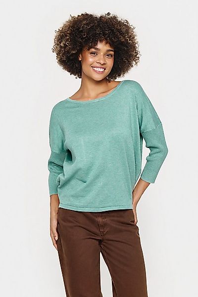 Saint Tropez Rundhalspullover A2561, MilaSZ R-Neck Viskosemischung, Casual günstig online kaufen