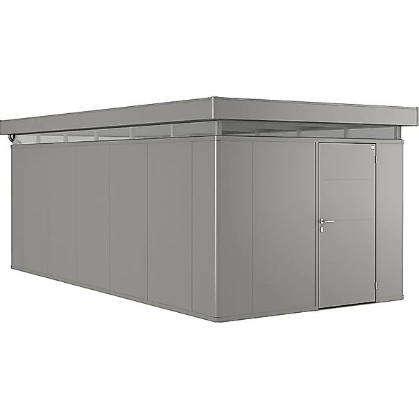 Biohort Metallgerätehaus CasaNova 3 x 6 m Quarzgrau-Metallic Türanschlag re günstig online kaufen