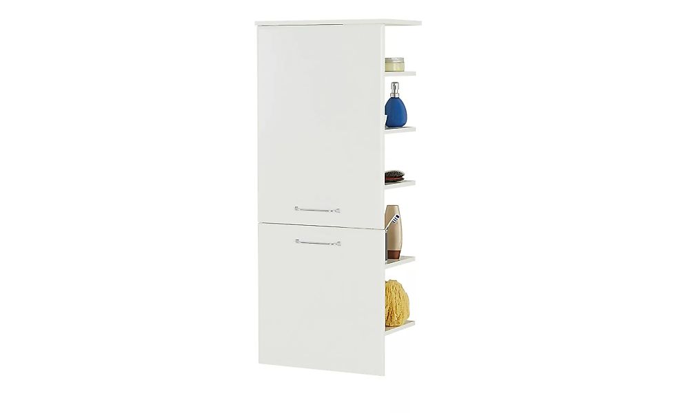 smart Midischrank - weiß - 50 cm - 123 cm - 33 cm - Schränke > Badschränke günstig online kaufen