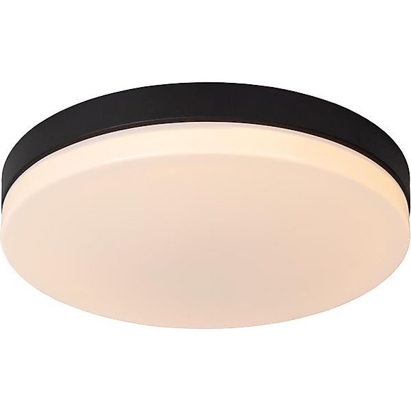 LED Deckenleuchte Biskit in Schwarz 36W 2050lm IP44 400mm günstig online kaufen