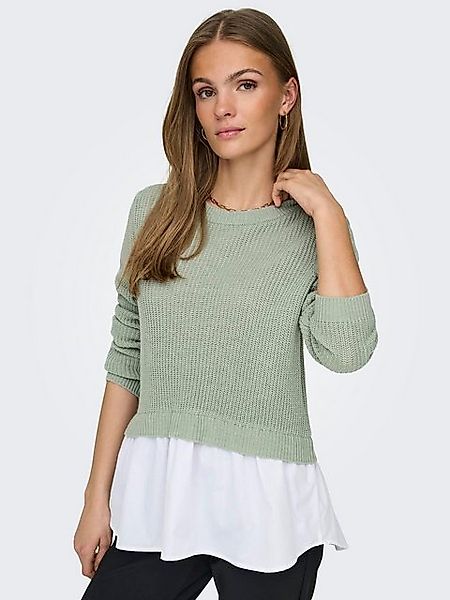 ONLY Rundhalspullover ONLVIVIANA LS MIX O-NECK CC KNT günstig online kaufen