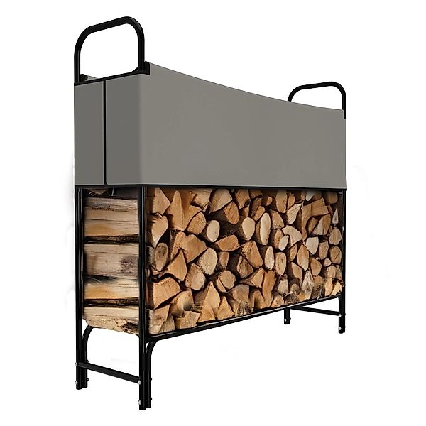 GARMIO Kaminholzregal Kaminholzregal Metall Brennholzregal Kaminholzunterst günstig online kaufen