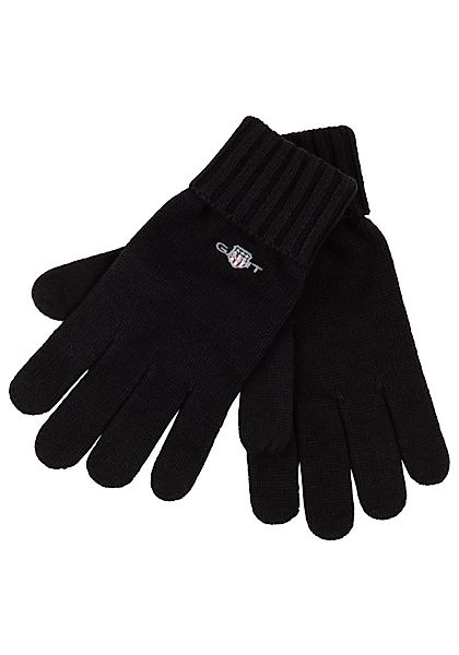 Gant Strickhandschuhe COTTON BLEND LOGO wärmend günstig online kaufen