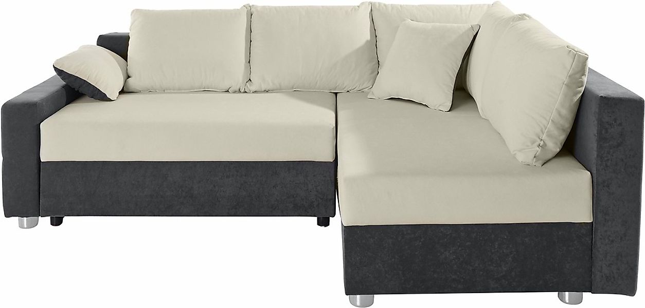 COLLECTION AB Ecksofa »Parma L-Form«, mit Bettfunktion und Federkern günstig online kaufen