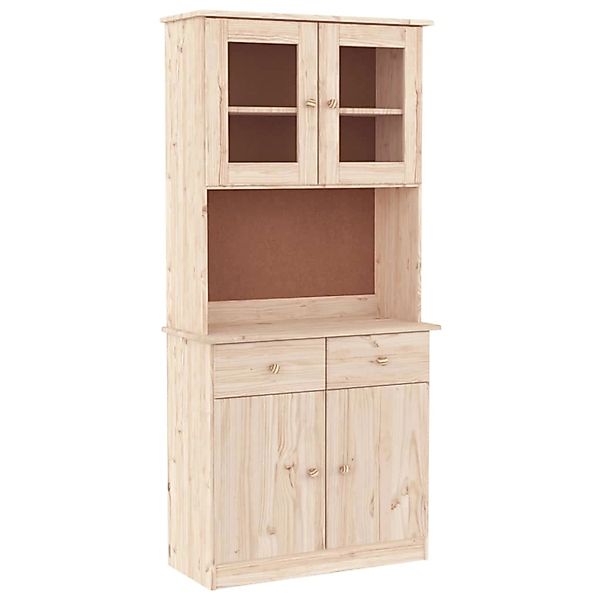 vidaXL Highboard ALTA 77x35x165 cm Massivholz Kiefer 3187773 günstig online kaufen