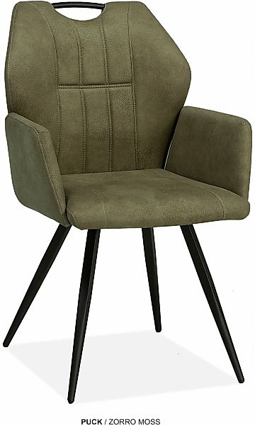 OMG Design Esszimmerstuhl "Puck" (Set) 2 Stk. Stoff Esszimmerstuhl, pflegel günstig online kaufen