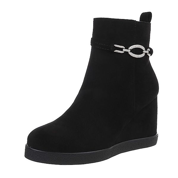 Ital-Design Damen Freizeit Keilstiefelette (87108934) Keilabsatz/Wedge günstig online kaufen