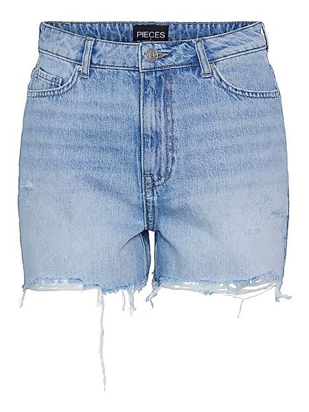pieces Jeansshorts PCSummer (1-tlg) Fransen günstig online kaufen