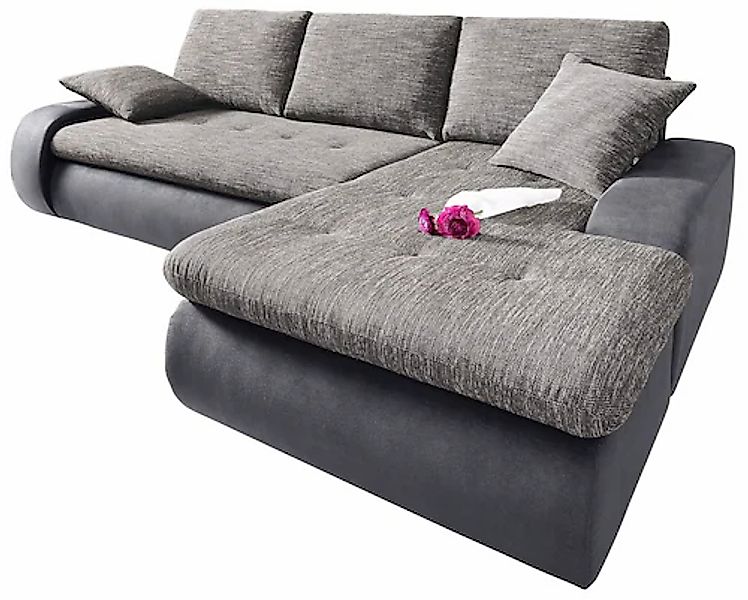 TRENDMANUFAKTUR Ecksofa »Indie, modern und bequem, Materialmix, OTTOs Choic günstig online kaufen