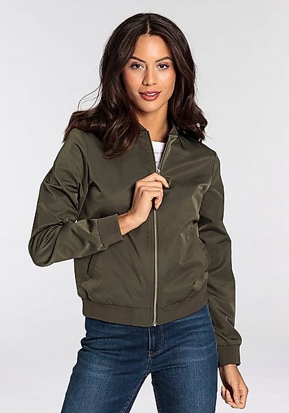 AJC Blouson mit Rippkragen, praktische Eingrifftaschen, Leichte Übergangsja günstig online kaufen