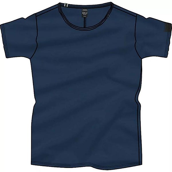 Replay M3590.000.2660 Kurzärmeliges T-shirt XS Midnight Blue günstig online kaufen