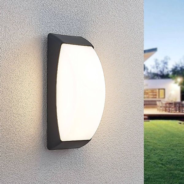 LED-Außenwandlampe Alexey, IP65, dunkelgrau günstig online kaufen