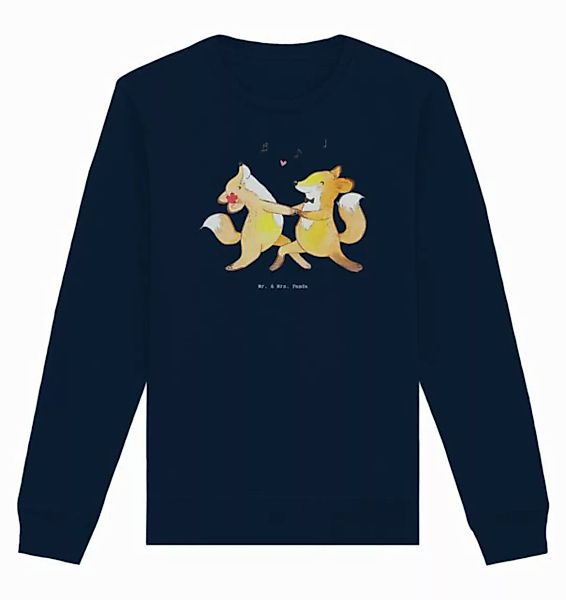 Mr. & Mrs. Panda Longpullover Größe M Füchse Salsa tanzen - French Navy - G günstig online kaufen