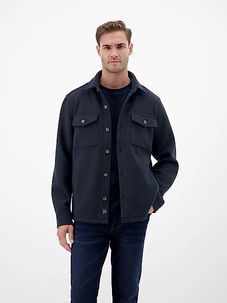 LERROS Langarmhemd "LERROS Urban-Style Hemdjacke in Wolloptik" günstig online kaufen