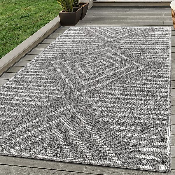 Carpettex Outdoorteppich Gestreift Design, Läufer, Höhe: 7 mm, Outdoor Tepp günstig online kaufen