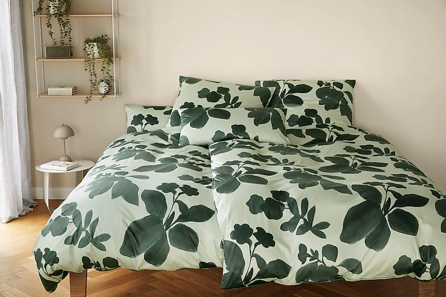 Elegante Bettwäsche "Shadows" 2 Stk. tlg. angenehmes Hautgefühl günstig online kaufen