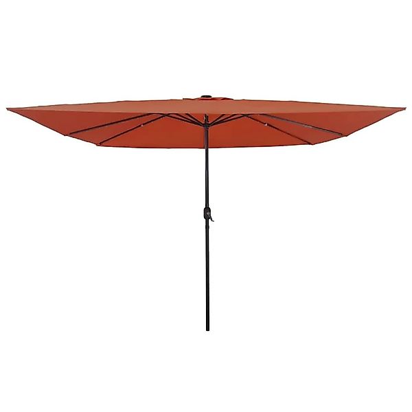 vidaXL Gartenparasol Rot und Schwarz 295 x 295 x 245 cm 42003665 günstig online kaufen