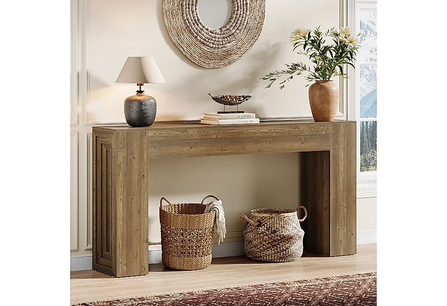 Tribesigns Konsolentisch 160 cm Langer Eingangsbereich tisch, schmaler Sofa günstig online kaufen