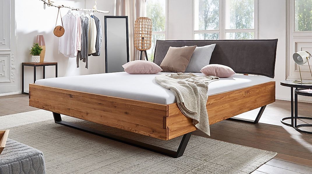Massivart® Massivholzbett AMIRA / Massivholz / günstig online kaufen