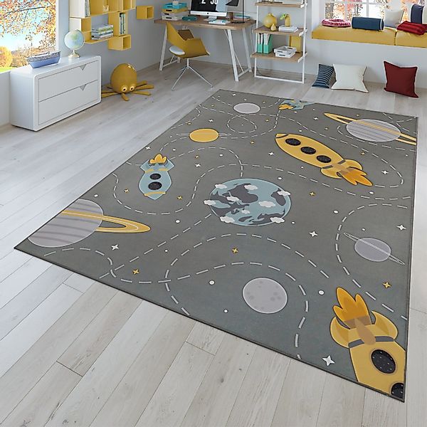 TT Home Teppich 10-348-24_80X150_Grau_Rechteckig, Rechteckig, Höhe: günstig online kaufen