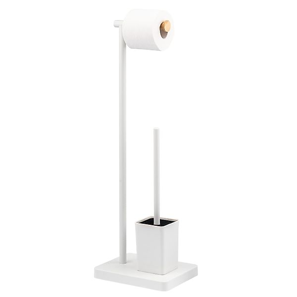 bremermann WC-Garnitur Stand-WC-Garnitur 2in1, WC-Bürste, WC-Rollenhalter, günstig online kaufen