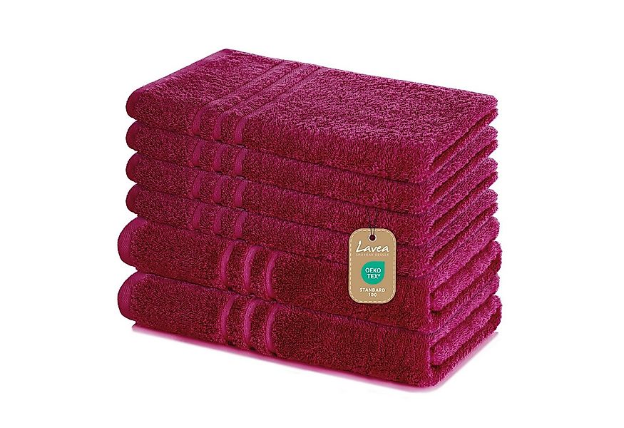 Lavea Handtuch Set Elena, Duschtücher, Handtücher, Gästetücher, Waschhandsc günstig online kaufen