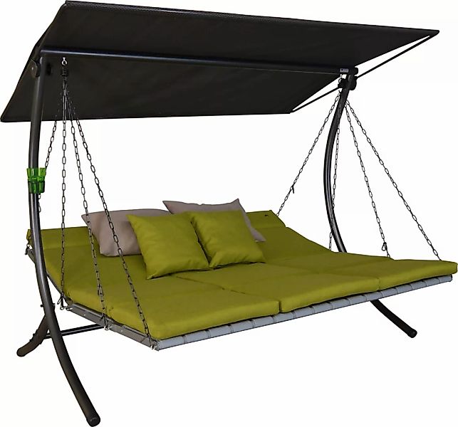 Angerer Freizeitmöbel Hollywoodschaukel "Luxus Smart lime", BxTxH: 210x145x günstig online kaufen