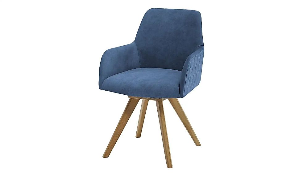 Dine + Mine Esszimmerstuhl  Bristol 2 ¦ blau ¦ Maße (cm): B: 61 H: 88 T: 66 günstig online kaufen
