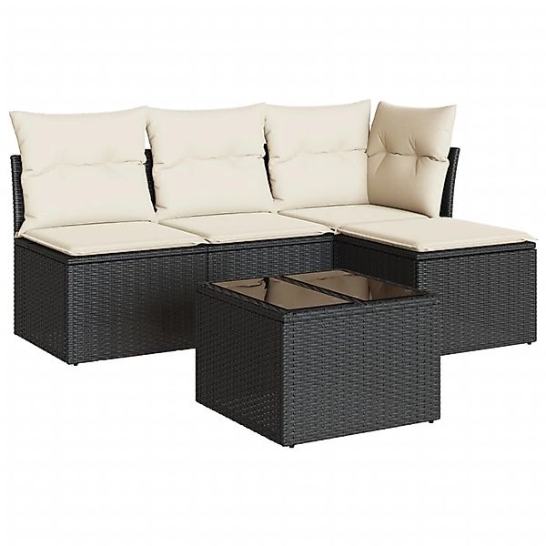 vidaXL Gartenlounge-Set 5-tlg. Garten-Sofagarnitur mit Kissen günstig online kaufen