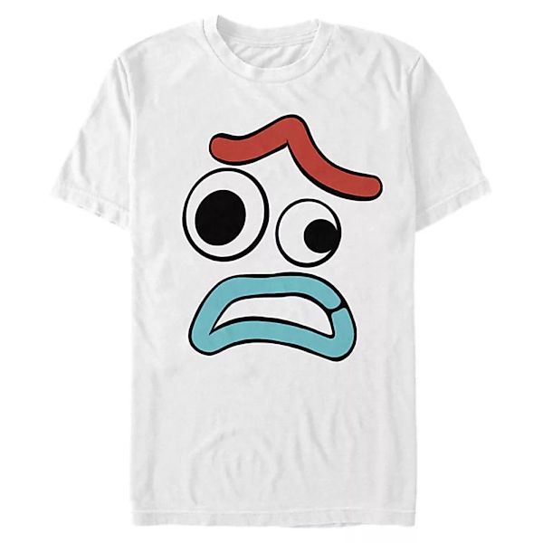 Pixar - Toy Story - Forky Big Face Scared - Männer T-Shirt günstig online kaufen