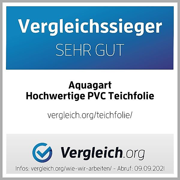 Aquagart Teichfolie Teichfolie PVC 6m x günstig online kaufen