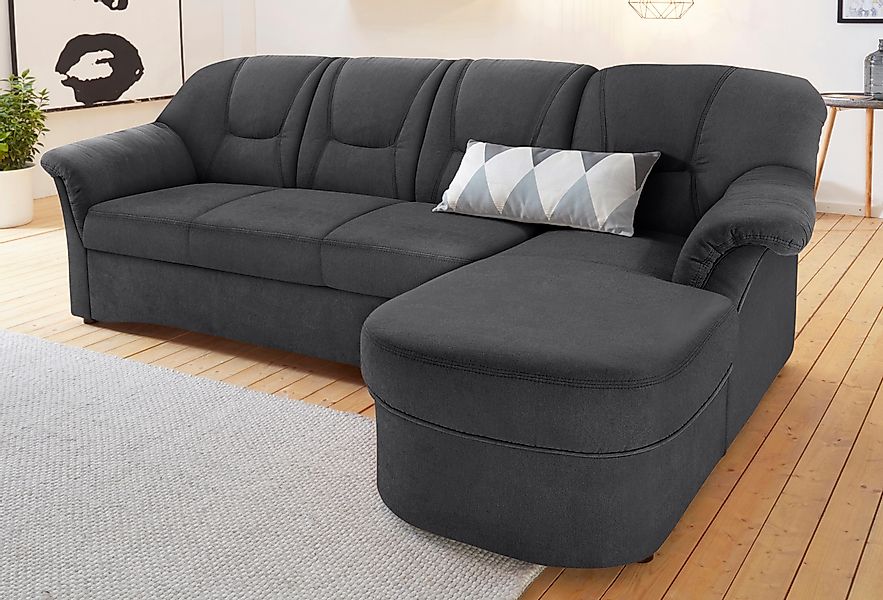 DOMO collection Ecksofa »Sarafina zeitlos und komfortabel, optional mit Fed günstig online kaufen