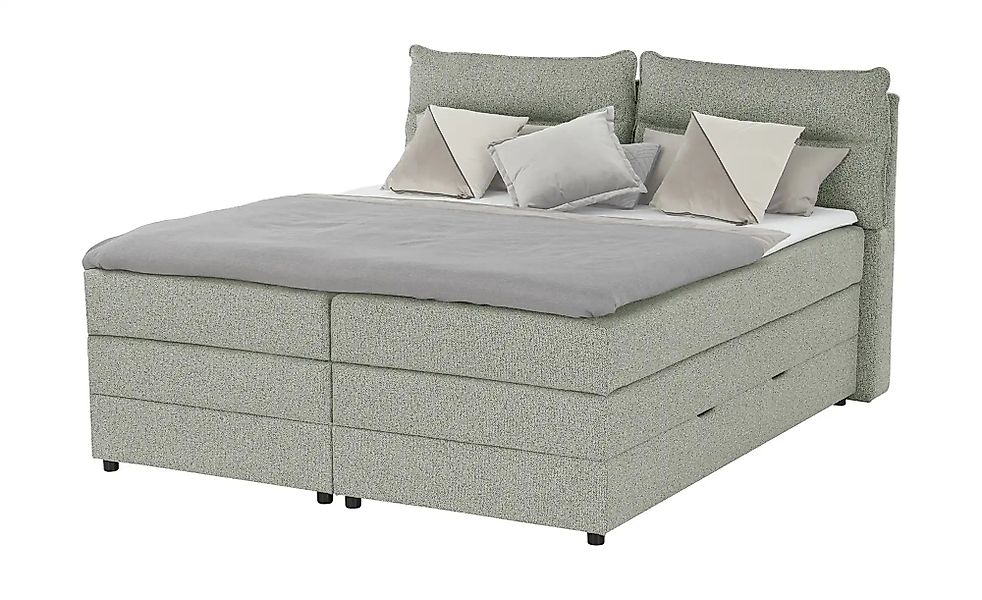 Boxspringbett mit Bettkasten Neto ¦ grün ¦ Maße (cm): B: 173 H: 109 Betten günstig online kaufen