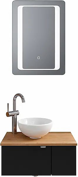 Saphir Badmöbel-Set "Serie 6915" 4 tlg. Gäste-Bad, 61 cm breit, mit LED-Spi günstig online kaufen