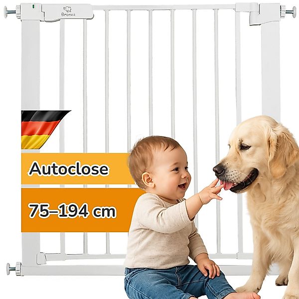 Bronea Treppenschutzgitter LUCA-M Treppengitter ohne Bohren Treppenschutzgi günstig online kaufen