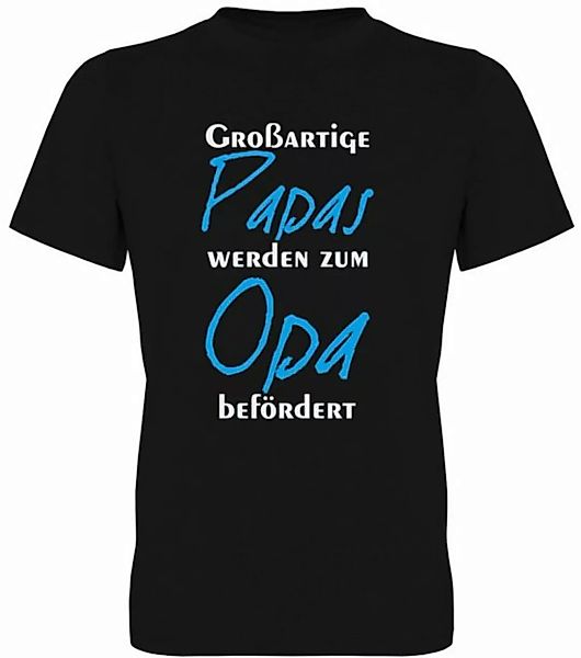 G-graphics T-Shirt Großartige Papas werden zum Opa befördert Herren T-Shirt günstig online kaufen
