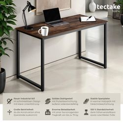tectake Schreibtisch Flint (1-St., 1 tlg), günstig online kaufen