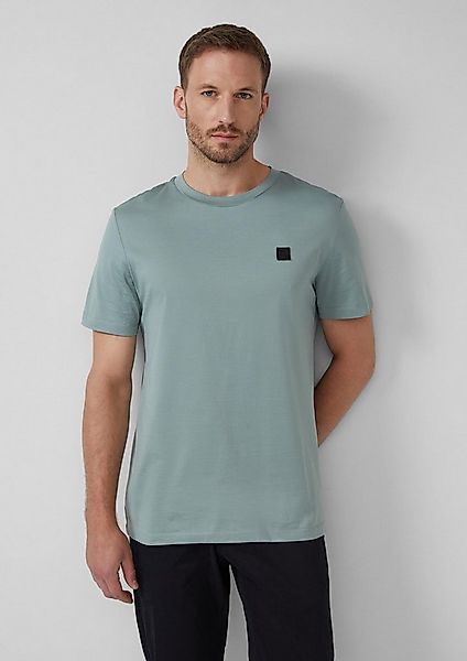 s.Oliver Kurzarmshirt T-Shirt T-Shirt aus Edeljersey mit Label-Patch günstig online kaufen