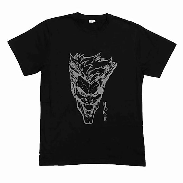DC Comics T-Shirt DC Joker Herren kurzarm T-Shirt Gr. M bis XL, 100% Baumwo günstig online kaufen