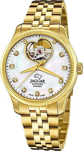 JAGUAR Quarzuhr Jaguar Damenuhr Edelstahl gold Jaguar, (Analoguhr), Damen A günstig online kaufen