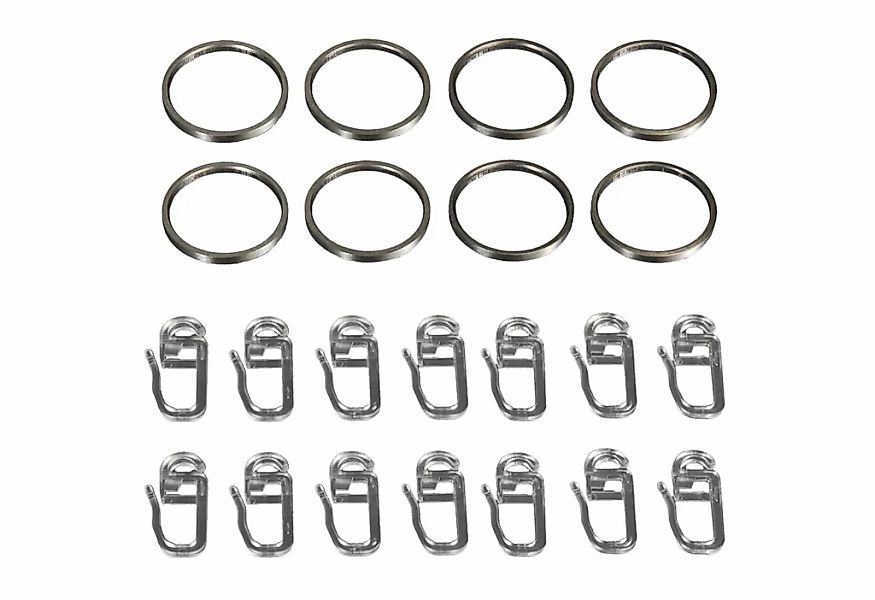 Liedeco Gardinenring "Faltenlegehaken Inox" günstig online kaufen