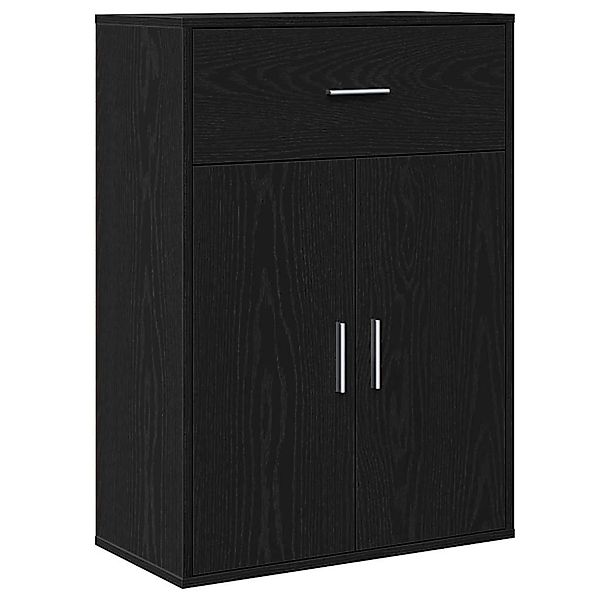 vidaXL Sideboard Schwarze Eiche 79 x 38 x 80 cm Holzwerkstoff 871427 günstig online kaufen